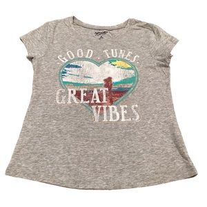 BOGO 🥳 Arizona Jean Co. Gray Short Sleeve T-shirt | Girls M 10/12 | vintage